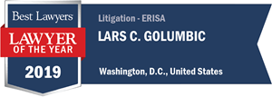 Groom Law Group | Lars Golumbic Best Lawyer of the Year 2019