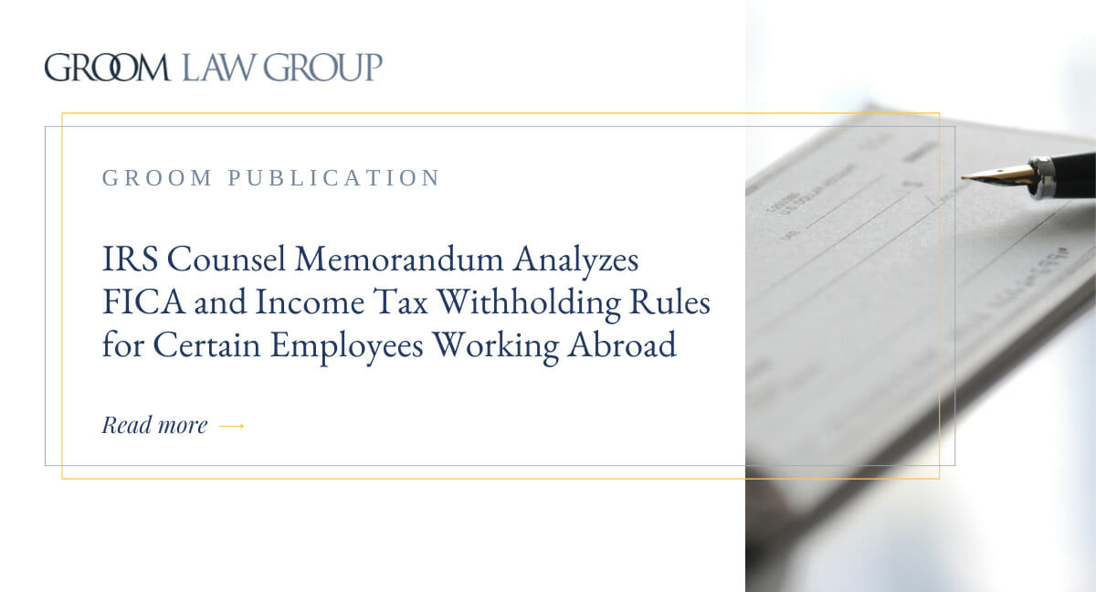 Withholding FICA Tax on Nonresident employees and Foreign Workers